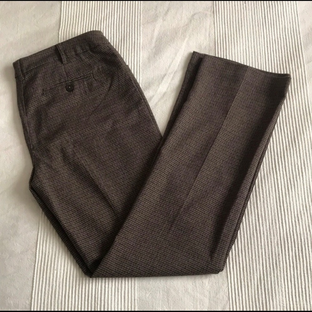 Reitmans Brown Check Dress Pants Size 5